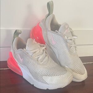 Nike Air Max 270 White with Pink Highlights